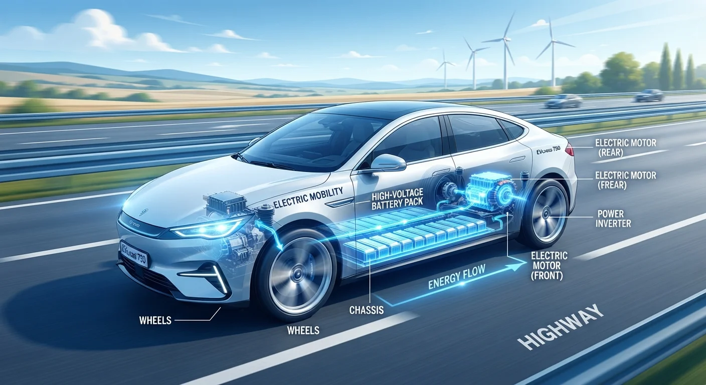 How Electric Cars Move Without a Traditional Engine