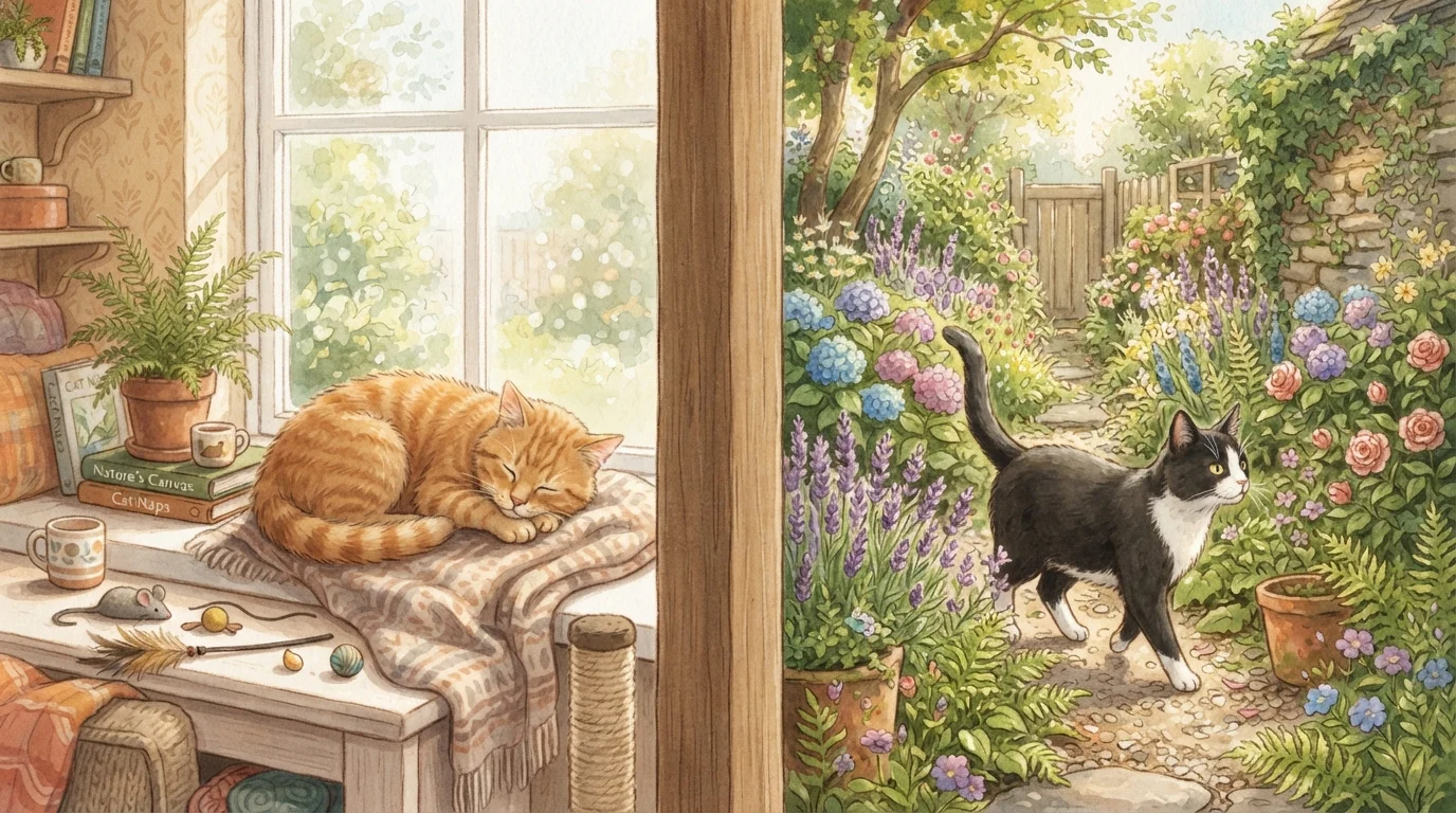 Indoor Life vs. Outdoor Access: How Environment Shapes Cat Behaviour