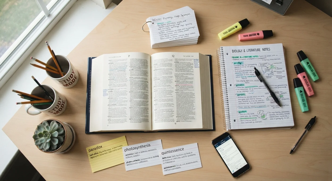 Key Study Skills Terms: A Quick Reference Glossary