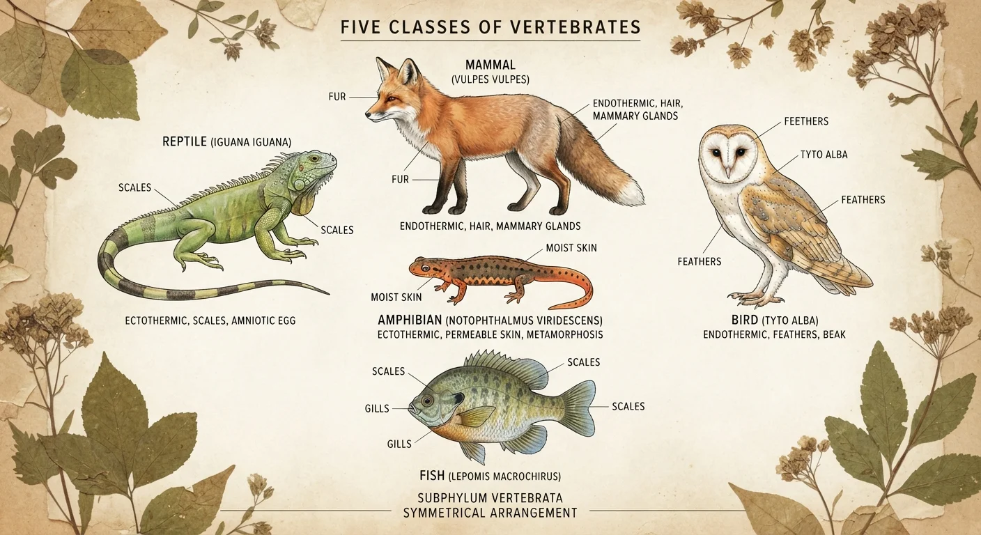 Mammals, Reptiles, Birds, Amphibians, and Fish: A Plain-Language Field Guide to Animal Classes