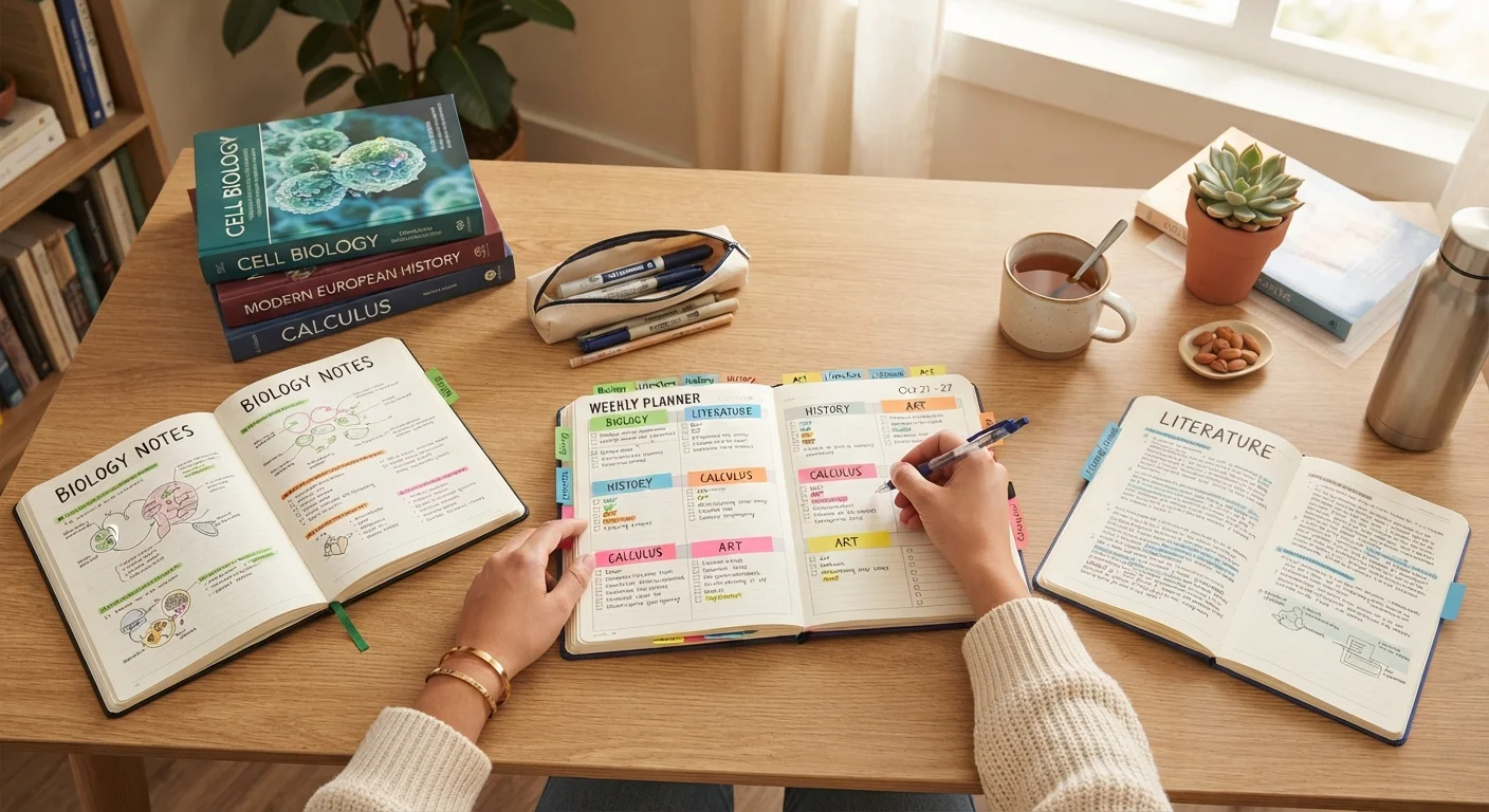Managing Study Time Across Multiple Subjects