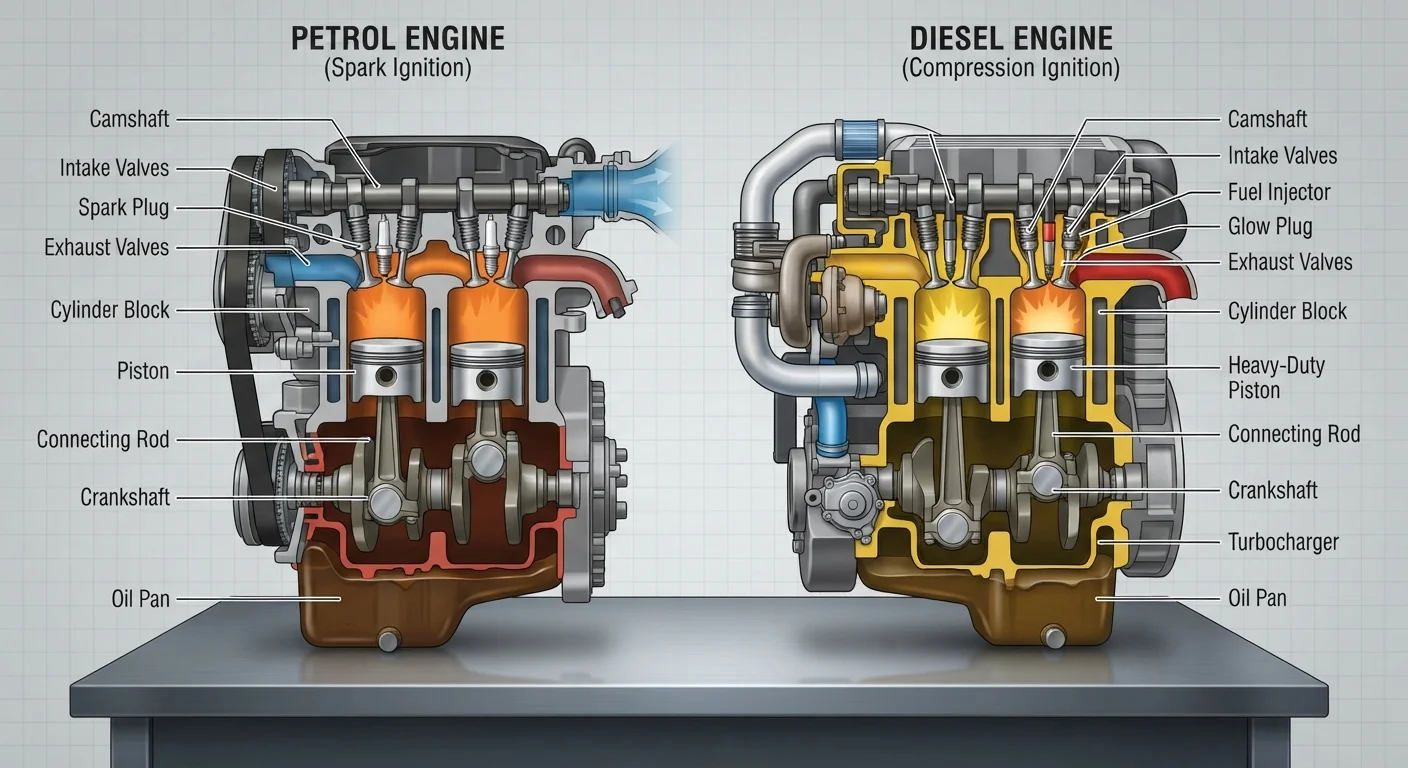 Petrol vs Diesel Engines: How They Differ Under the Bonnet