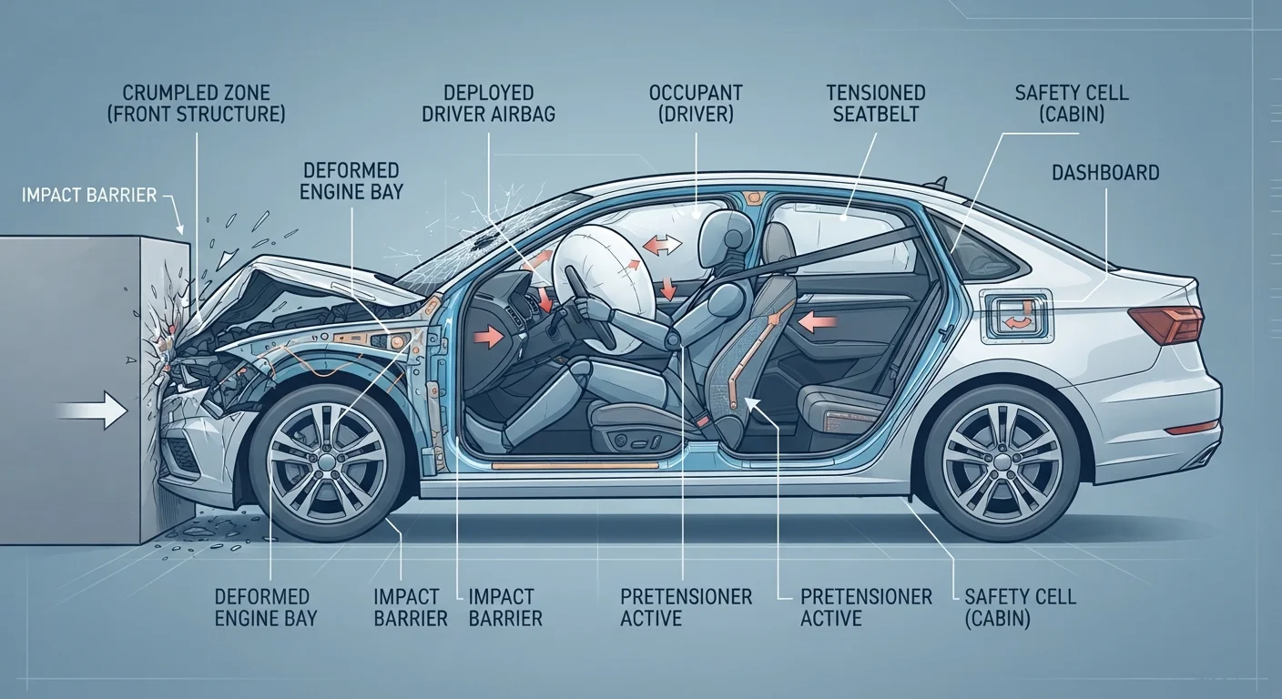 Seatbelts, Airbags, and Crumple Zones: How Passive Safety Systems Work Together