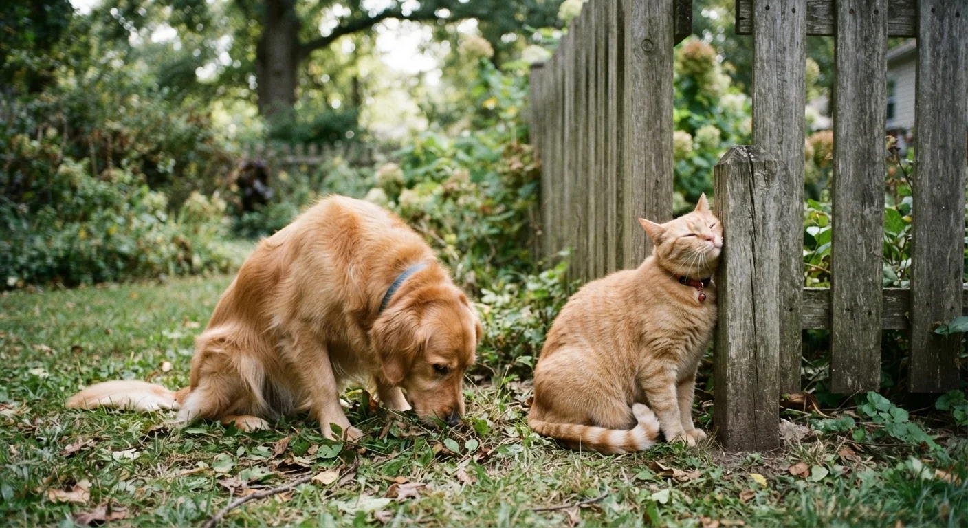Territorial Marking in Pets: Dogs and Cats Compared