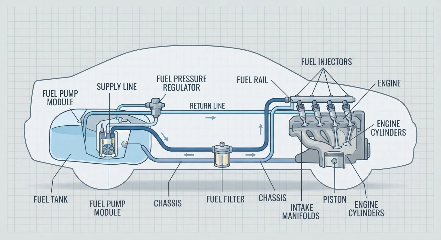 The Fuel System Journey: From Petrol Tank to Combustion Chamber