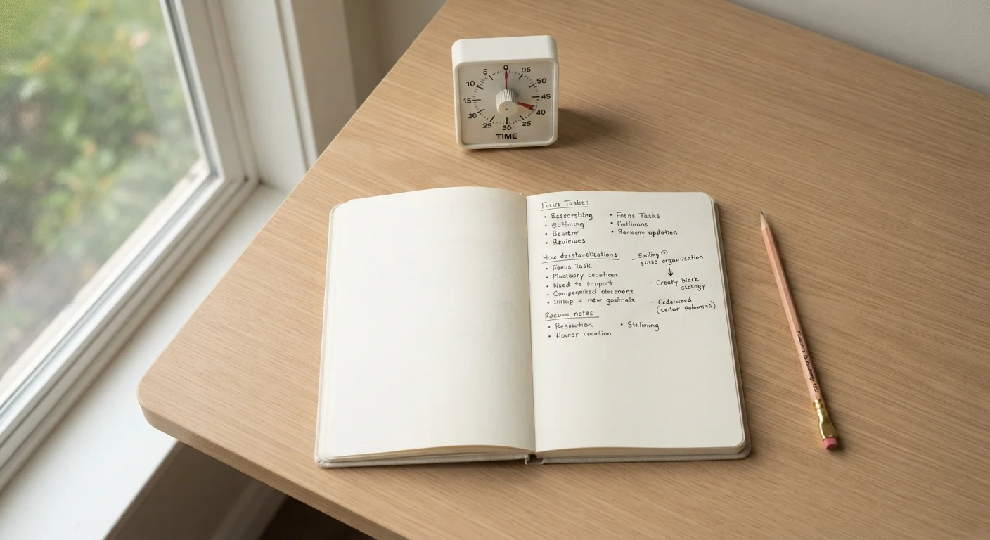 The Pomodoro Technique: Focused Work in Short Bursts