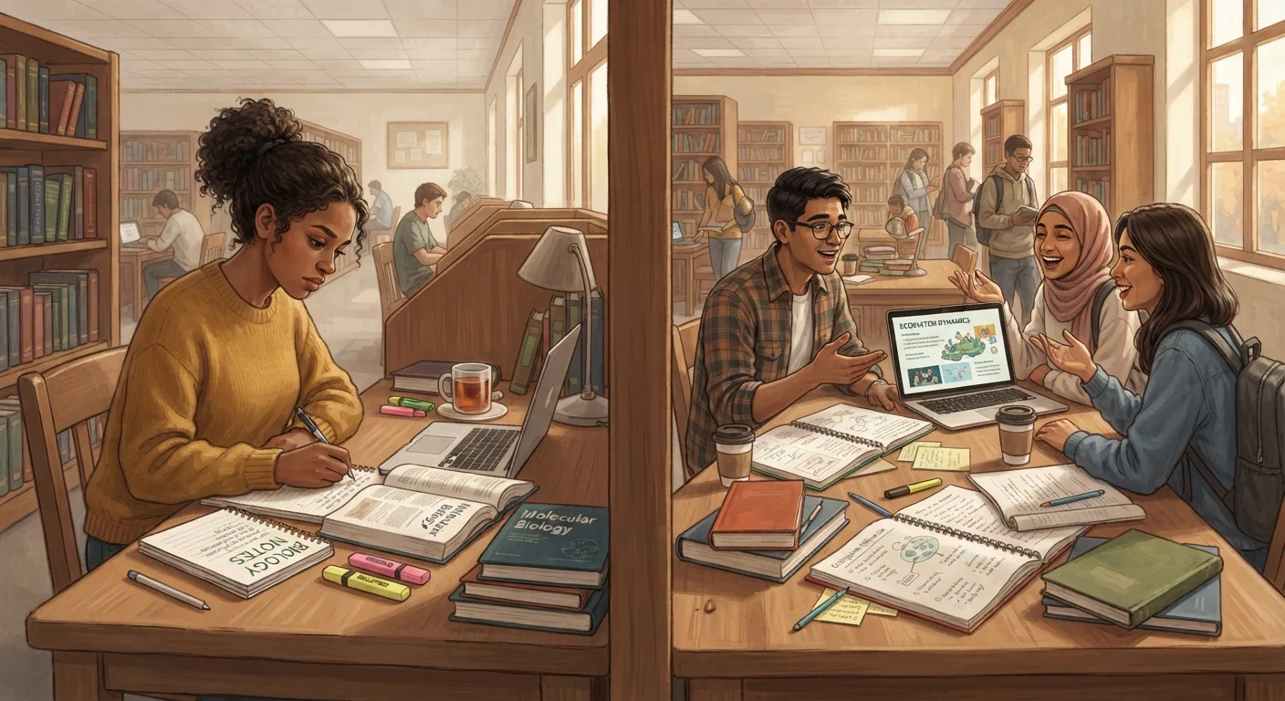 The Upsides and Downsides of Studying Alone vs. in a Group