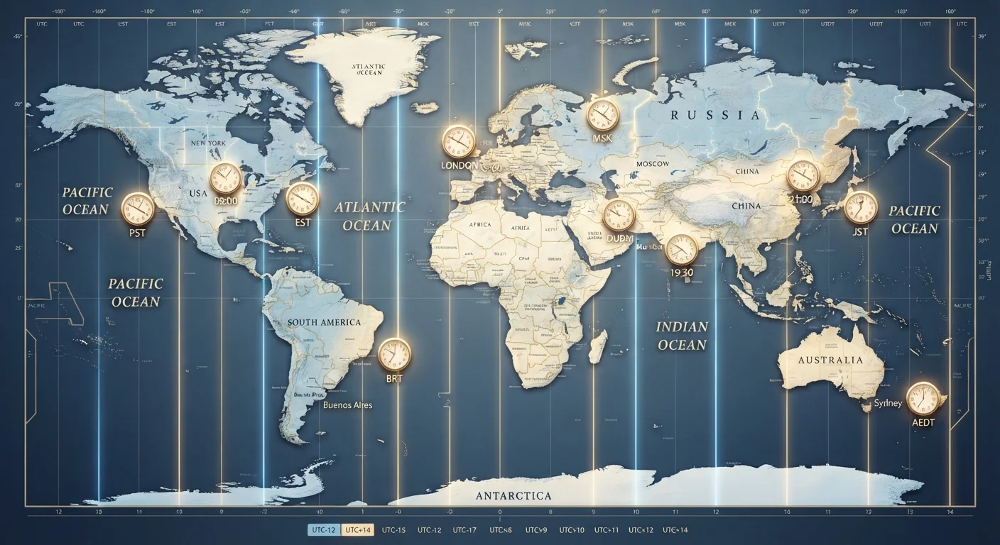 Time Zones, Date Lines, and the Quirks That Make Global Travel Disorienting