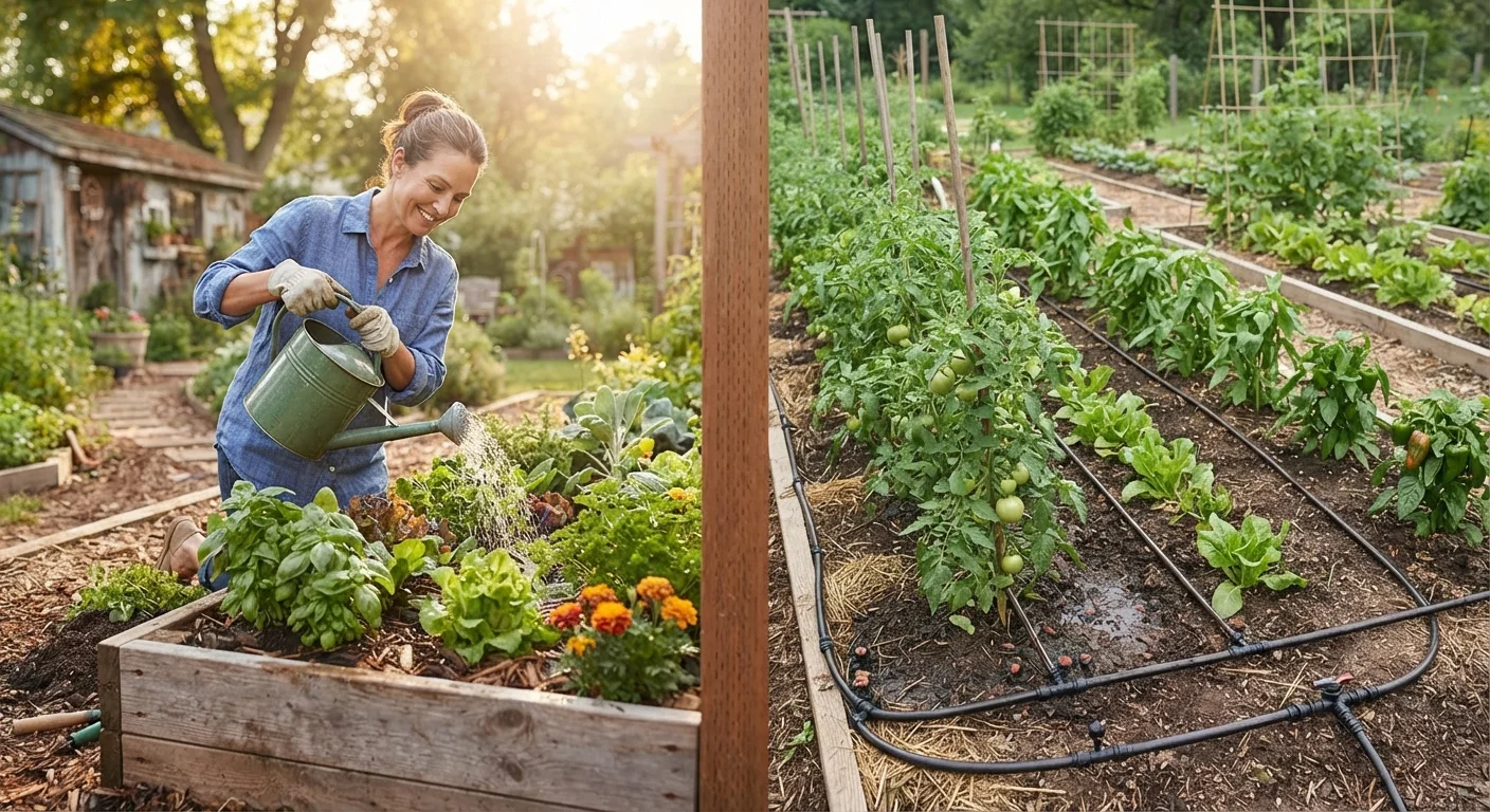 Watering by Hand vs. Using an Irrigation System