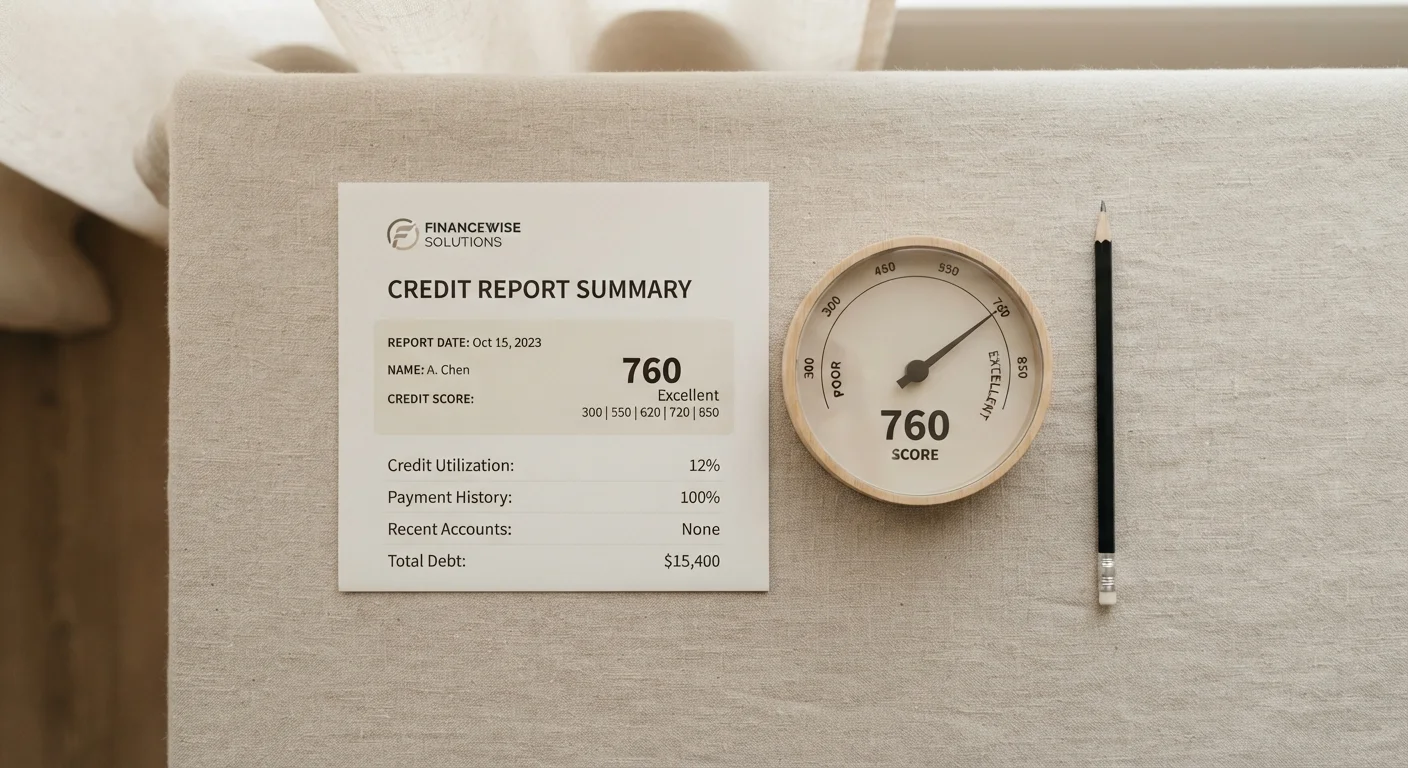 What a Credit Score Actually Measures — and What It Doesn't