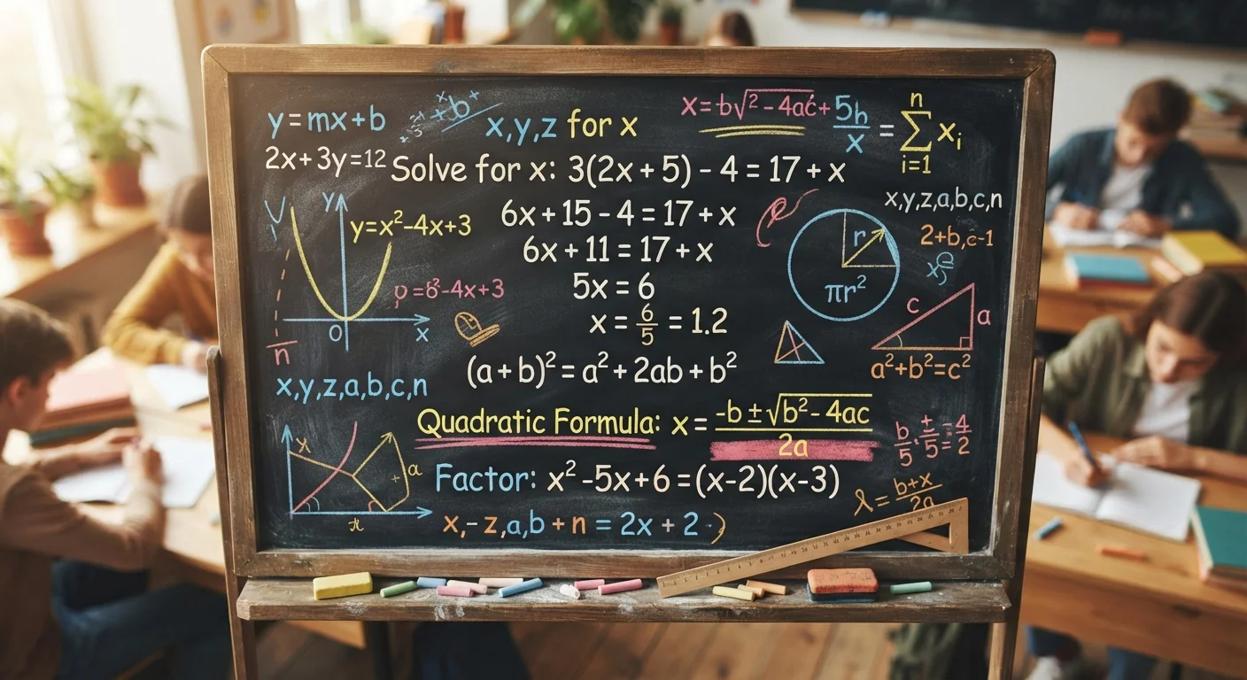 What Is Algebra and Why Does It Use Letters Instead of Numbers?