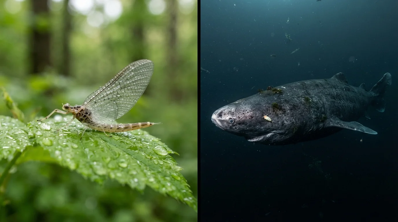 Why Some Animals Live Only Days While Others Survive for Centuries